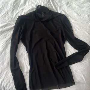 AFRM mock mesh turtleneck